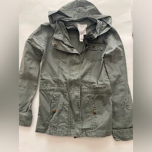 Full Tilt Kids Olive Hooded Jacket